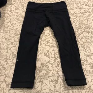 Navy Lululemon Capris